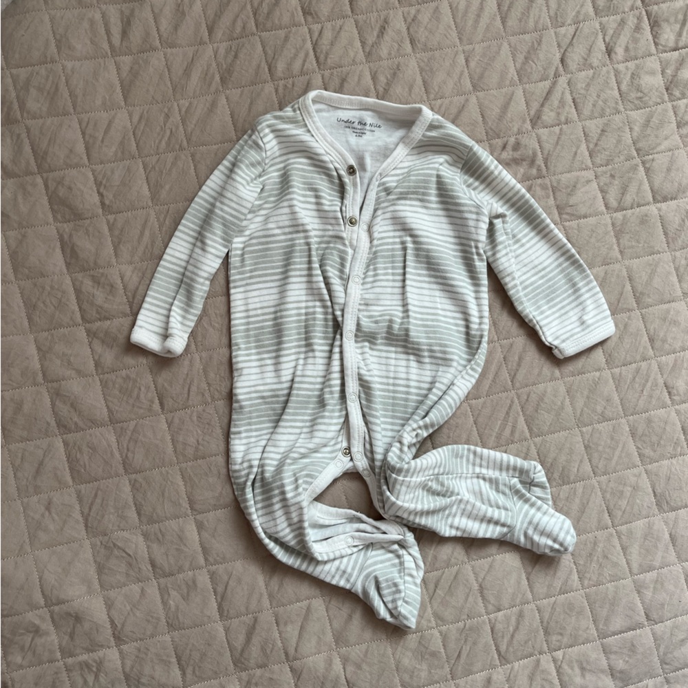 Organic Egyptian Cotton baby onesie pajama 6-9 month Under The Nile